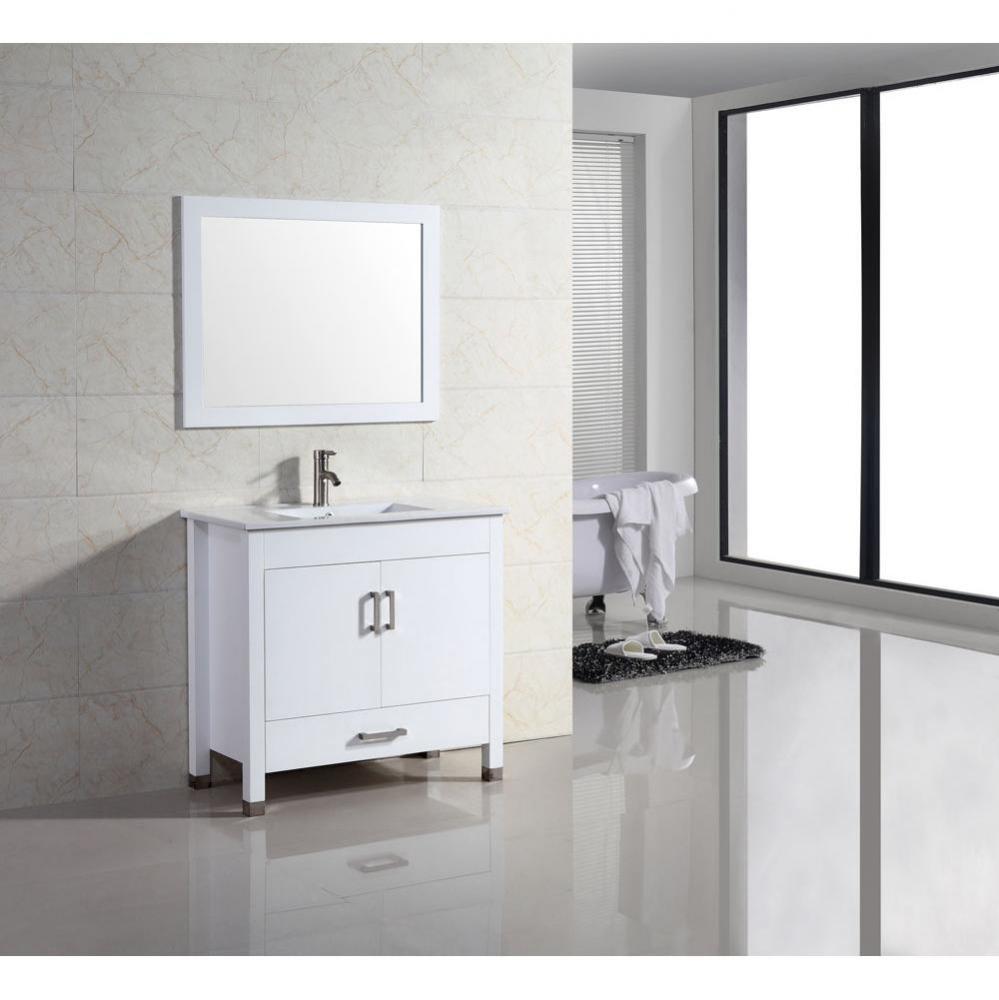 Amara Vanity, White, 36''